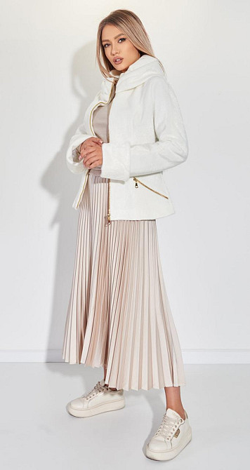 Легка біла шубка (42) Київ - фото 2