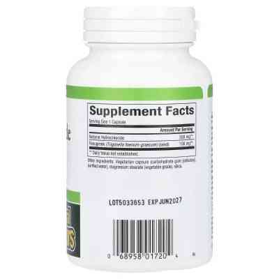 Вітамінно-мінеральний комплекс Natural Factors Бетаїн гідрохлорид та пажитник, 500 мг, Betaine Hydrochloride with Fenugr (NFS-01720) Вінниця