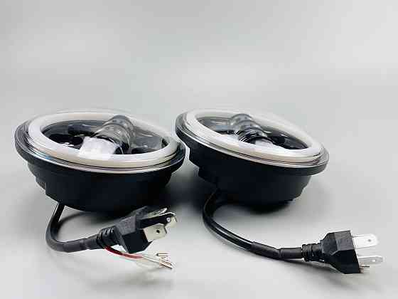 Фара головного світла LED 40W ближній+далекий+ходові вогні кільце 5.75 дюйми авто+мотоцикли Мукачево