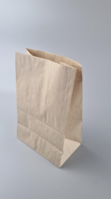 Пакет із дном паперовий крафт бурей, 180х120х280, 50 г/м2 (25 шт.) Харків - фото 1