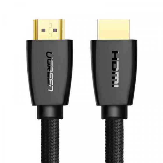 Кабель HDMI M - M, 5.0 м, V1.4 With Braid 4K@30Hz, HD118 UGREEN Чорний (40412) Київ