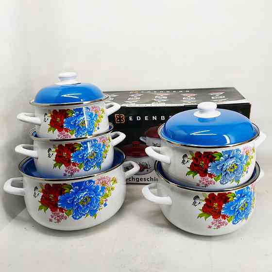 Набор посуды кастрюли, Набор кастрюль с инновационным антипригарным покрытием посуды для дома LB-33 Львов