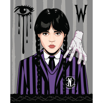 Картина по номерам Santi Wednesday Blood ties 40x50см (955053) Винница - изображение 1