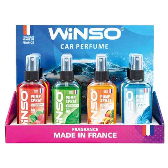 Ароматизатор Winso Pump Spray MIX №3, 75мл, 12шт набор Львов