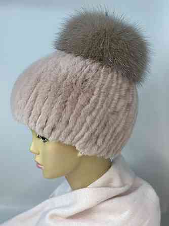 Шапка хутряна жіноча бон Джина Rex Пудровий Харків