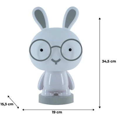 Нічник Kite Світильник LED з акумулятором Bunny, білий (K24-490-1-1) Вінниця - фото 6