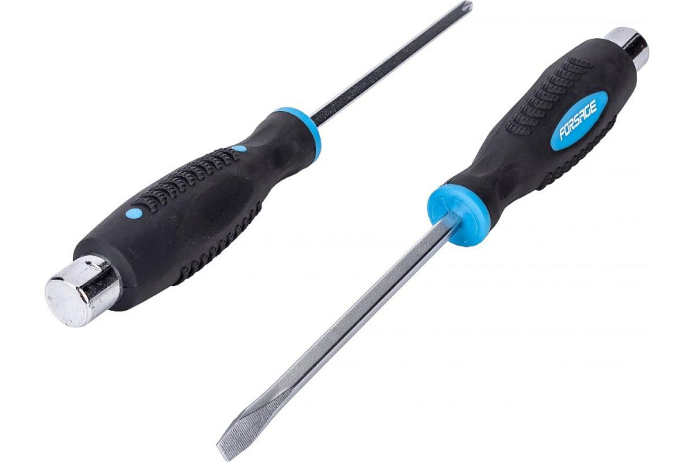 Набір викруток силових магнітних «Profi» 2пр. (SL6.5х125мм; PH2х125мм) в пластиковому утримувачі Одеса - фото 1