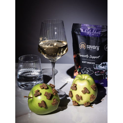 Мягкое лакомство Savory Immunity Duck and Rosehip для взрослых собак всех пород для укрепления иммунитета с уткой и шиповником 200 Киев - изображение 6