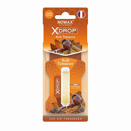 Ароматизатор целюлозний з капсулою Nowax серія X Drop - Anti Tobacco Київ