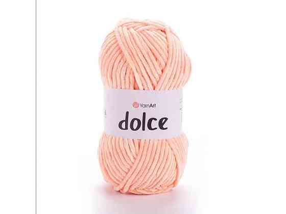 Пряжа Dolce персиковий 100% мікрополіестр 120м 100г 5шт/уп 773 ТМ YarnArt Київ