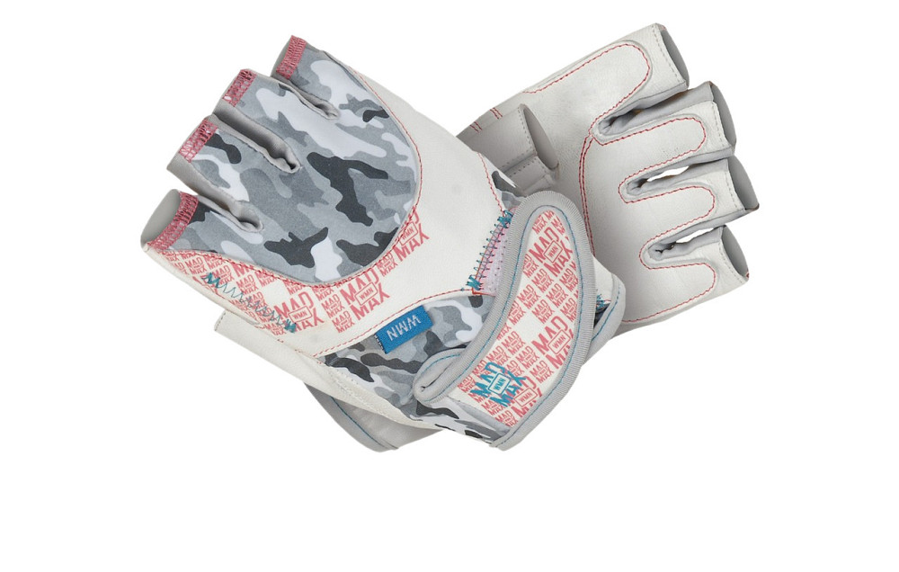 Рукавички для фітнесу MadMax MFG-931 No matter White M Київ - фото 1