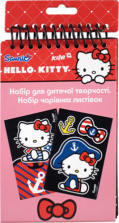 Фломастери "Kite" 8кол HK14-219K "Hello Kitty" +8 листівок з оксам., шт Київ - фото 1