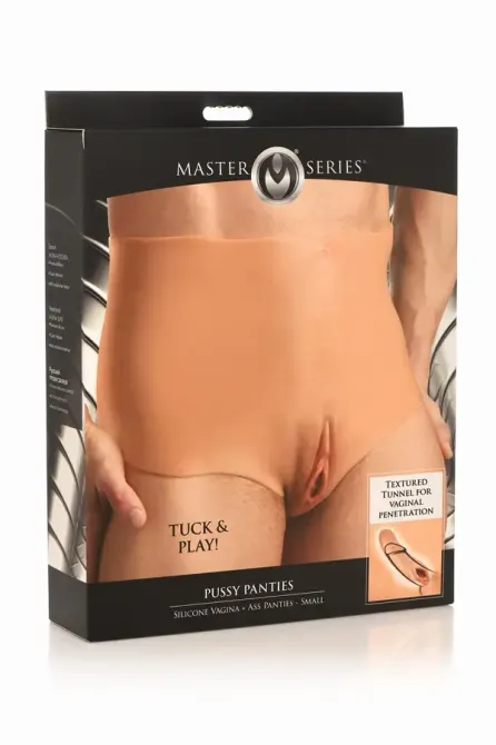 Накладна вагіна Master Series Silicone Vagina + Butt Panties - Small Львів - фото 9