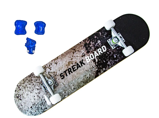 Скейт "StreakBoard" із захистом у комплекті. Навантаження до 85 кг Одеса
