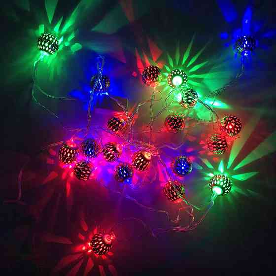 Новогодние гирлянды, Светодиодная гирлянда точка, Гирлянда на украшение праздника Диодная DF-58 Ивано-Франковск
