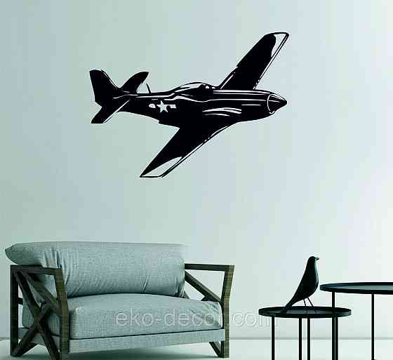 Декоративное настенное Панно «Самолет», Декор на стену Киев