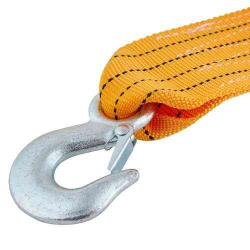 Буксировочный трос ТР-250-8-1, 8т, лента 75мм х 6м, оранжевый, 2 крюка, сумка Харьков
