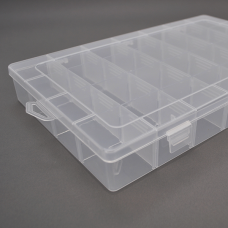 Пластиковый органайзер на 18 отсеков для хранения мелочей, 232 х 117 х 42 мм, 18 отделений Полтава - изображение 1