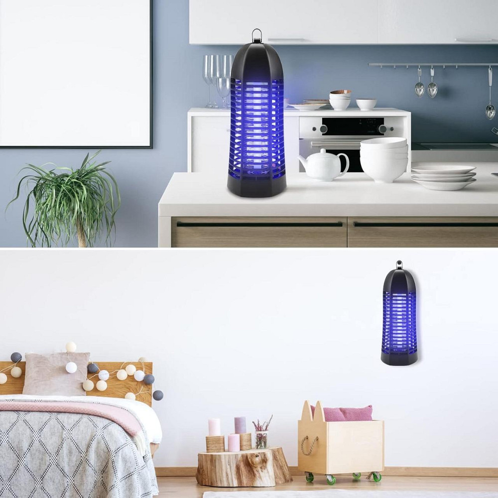 Электрическая ловушка лампа от насекомых, мух, комаров ROVLAK с УФ-лампой 6Вт, для дома и сада, уничтожитель Киев - изображение 4