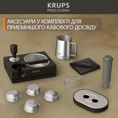 Рожковая кофеварка эспрессо Krups XP804T10 Вінниця - фото 11
