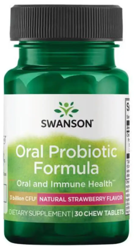Пробиотик Swanson Oral Probiotic Formula 3 billion Cfu 30 табл клубника Киев - изображение 1