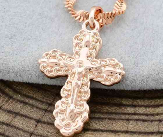 Крестик Xuping 70829, размер 30*17мм, позолота РО Киев