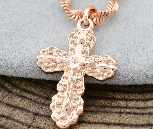 Крестик Xuping 70829, размер 30*17мм, позолота РО Киев - изображение 2