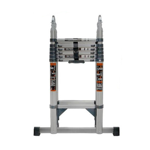 Лестница телескопическая 2.9м+2.9м, складная стремянка, нержавеющая сталь Киев - изображение 3