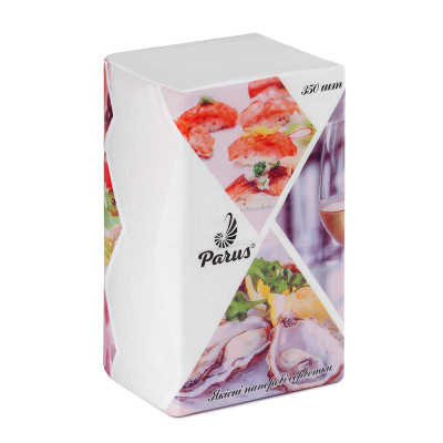 Салфетки столовые Parus 1 слой 350 шт. (4820044170097) Винница - изображение 1