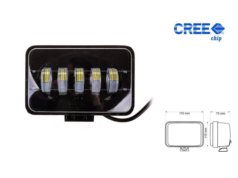 Фара дополнительного света 41B-50W/BLACK/ вольтаж 12-24V Харьков - изображение 1