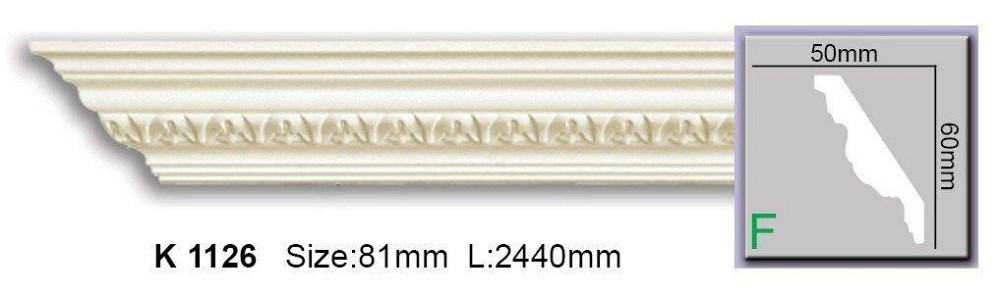 Карниз с орнаментом полиуретановый Harmony K 1126 Flexi Днепр - изображение 1