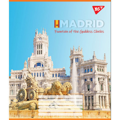 Тетрадь Yes Greatest cityes 96 листов линия (767179) Винница - изображение 6