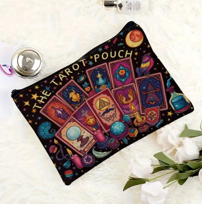 Органайзер з містичним дизайном Таро, чорна косметичка Київ - фото 3