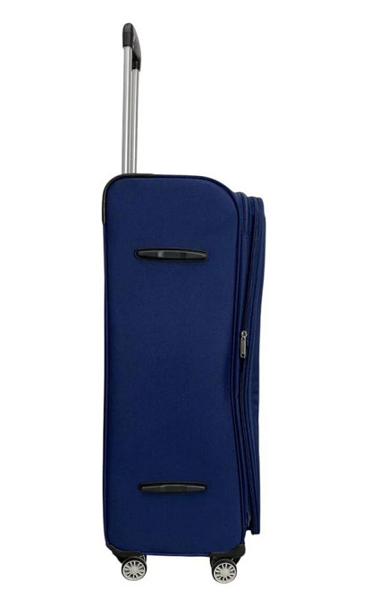 Чемодан тканевый MADISSON 35703 большой 76 см синий 4 колеса Киев - изображение 4