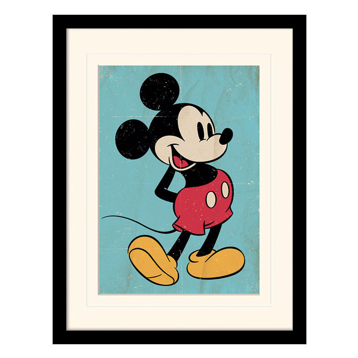 Постер у рамі "Mickey Mouse (Retro)" 30 x 40 см Рівне - фото 1
