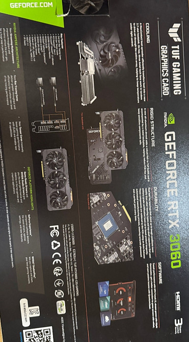 Видеокарта ASUS TUF Gaming 3060 12Gb. 192Bit. Киев - изображение 6