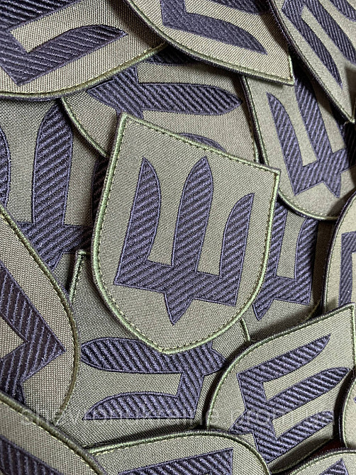 Шеврон инженерные радиотехнические войска ВСУ (Форма щит. На липучке) Размер 8x7см Киев - изображение 3