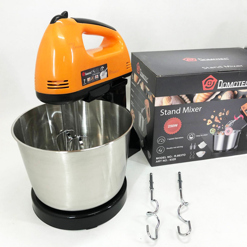 Міксер з режимами швидкості Domotec R6637O 250 W, Ручний міксер-мішалка, Кращий ручний міксер GX-11 Львів - фото 3