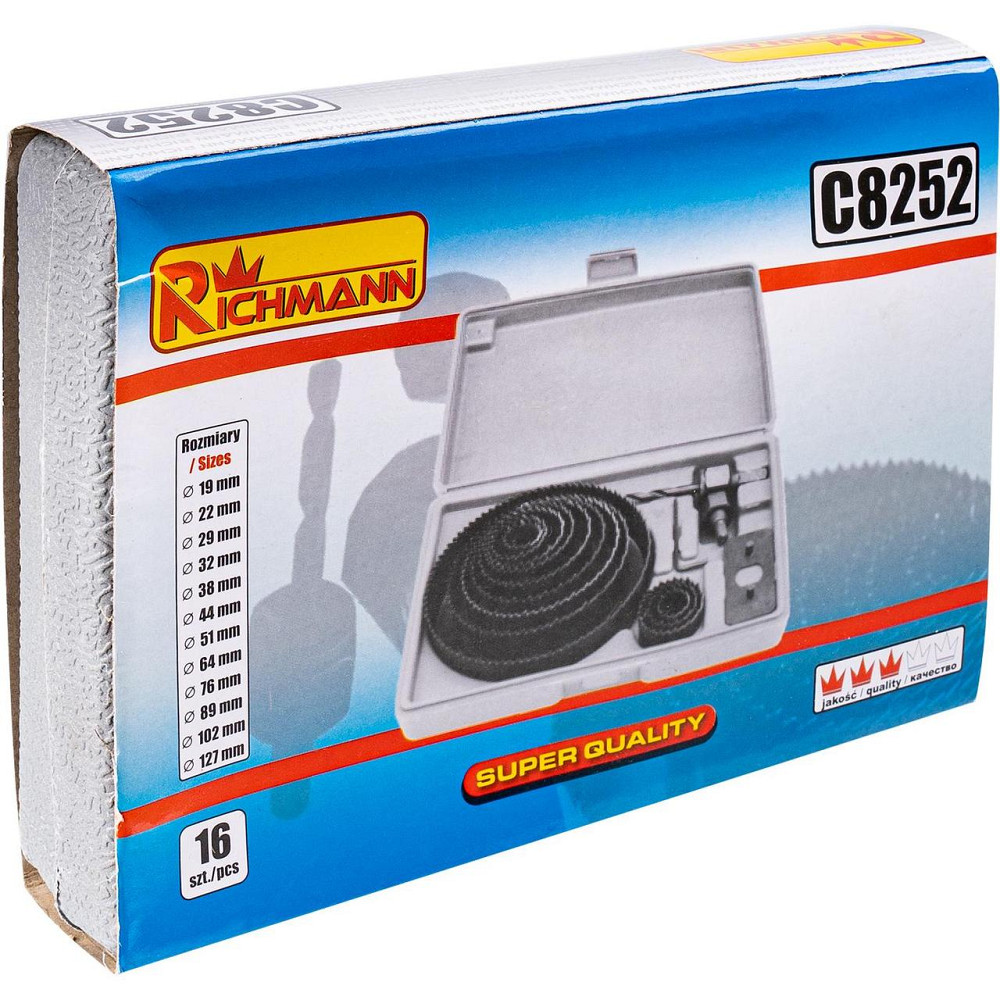 Набір коронок для гіпсокартону Richmann 19-127 мм (C8252) Коломия - фото 1