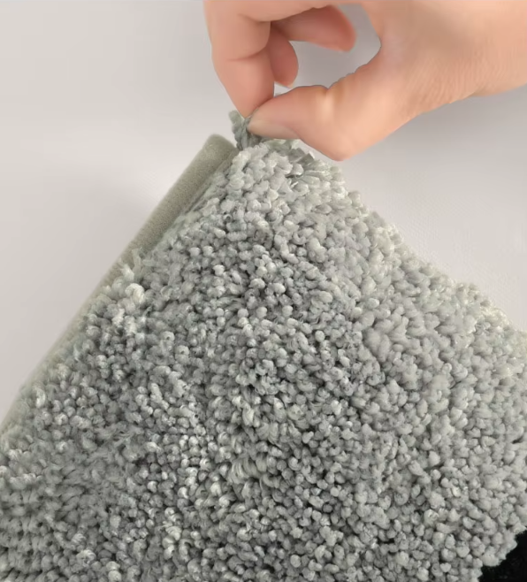 Килимок для ванної та душу килимок для ніг у ванну кімнату, мікрофібра, антиковзкий 40х60 см, сірий з візерунком Кам'янець-Подільський - фото 6