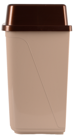 Кошик для сміття Violet House 0092 Бабочка CAPPUCHINO 30 л (7196752) Київ