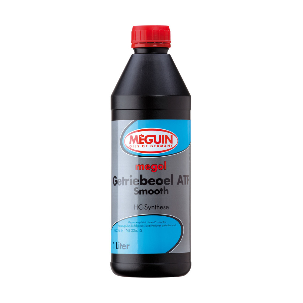 Трансмиссионное масло Meguin ATF SMOOTH 1 л — синтетическая ATF для АКПП Mercedes-Benz 5/6/7 ступеней, MB 236.12 / 236.14 | 9424 Ковель - изображение 1