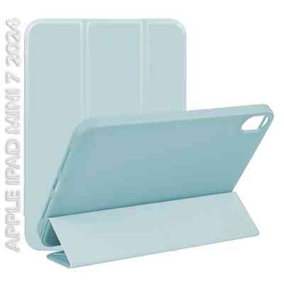 Чехол для планшета BeCover Tri Fold Hard TPU Apple iPad Mini 7 2024 Light Blue (712447) Винница