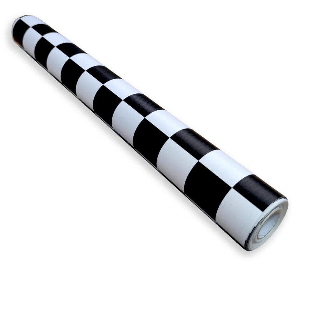 Самоклеющаяся пленка 0,45х10м х 0,07мм Шахматы SW-00001255 Днепр - изображение 4