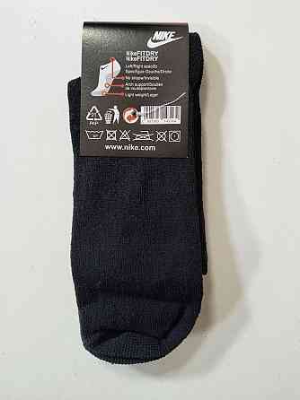 Дитячі високі шкарпетки Чорна бавовна в наборі по 3 штук Nike. Розмір 30-35 Київ