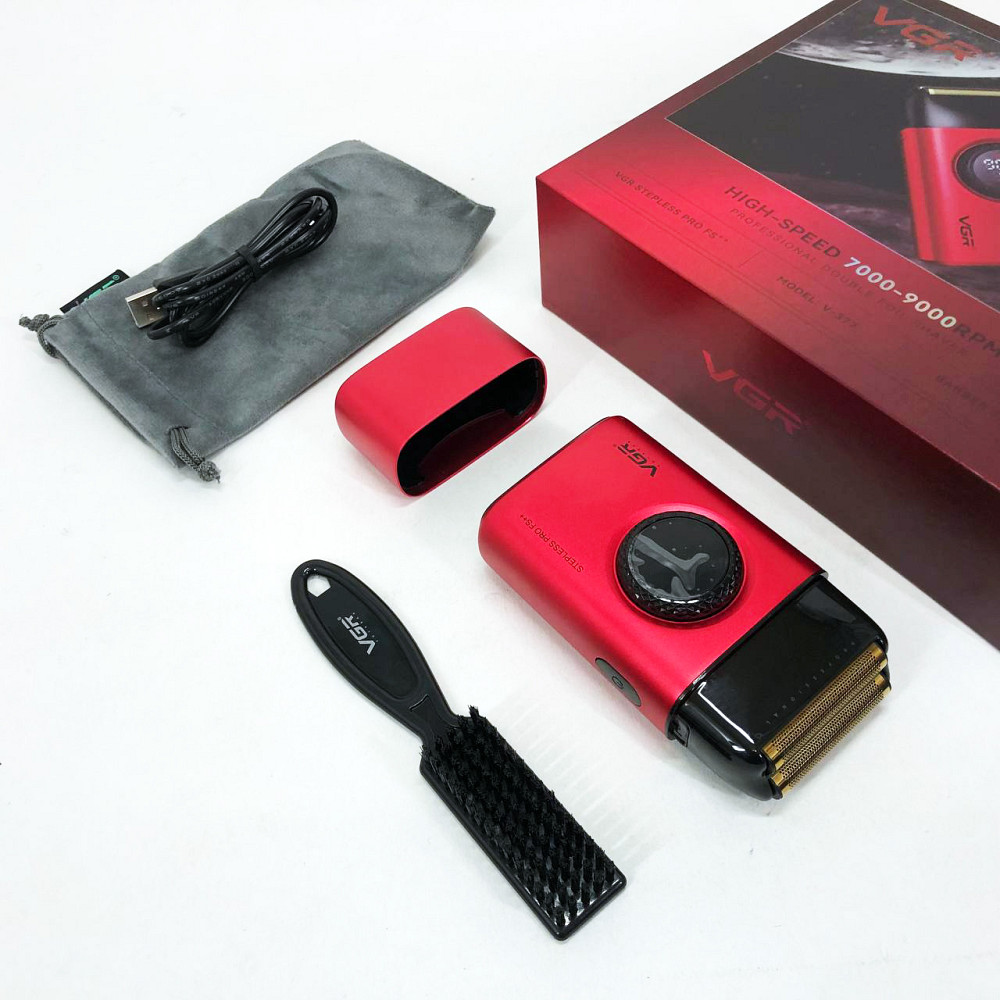 Бритва портативна акумуляторна VGR, Електробритва для ідеального гоління, Електробритва-шейвер чоловіча OQ-98 Львів - фото 16