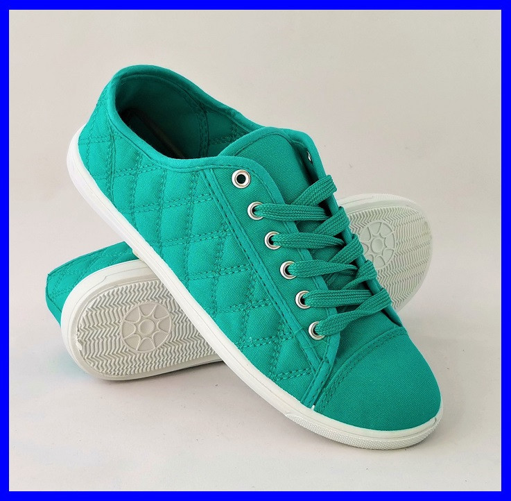 .Женские Кроссовки Мокасины Слипоны Бирюза Кеды (размеры: 37) Днепр - изображение 10