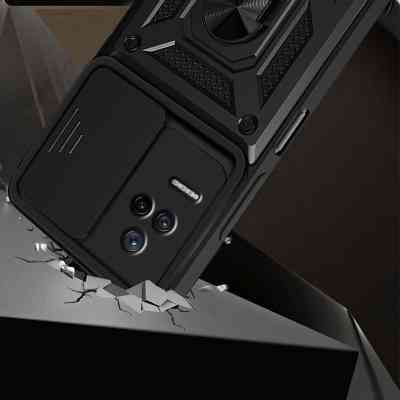 Чохол до мобільного телефона BeCover Military Poco F4 Black (709128) Вінниця