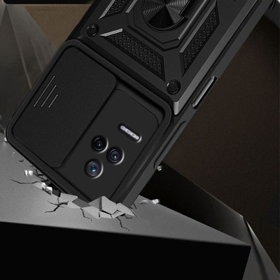 Чохол до мобільного телефона BeCover Military Poco F4 Black (709128) Вінниця - фото 3