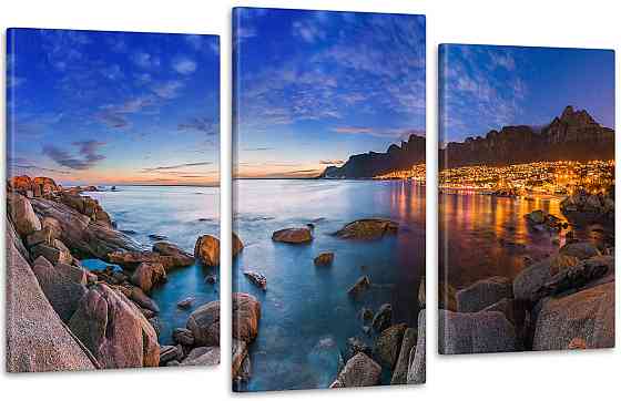 Модульна картина Місто Море (53х100см) Art-13_3 Київ